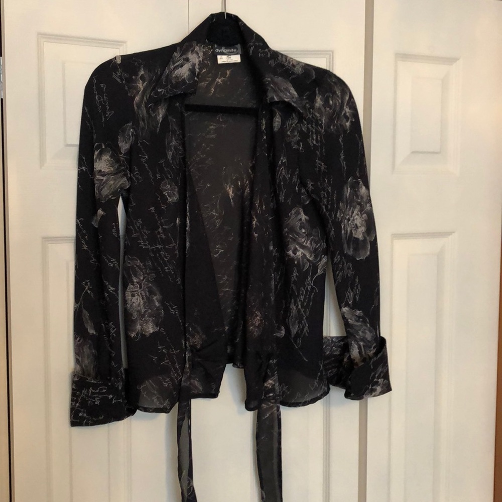 Wrap blouse